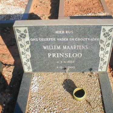 PRINSLOO Willem Maartens 1922-1980