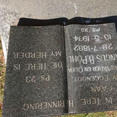 PÖHL Angus B. 1892-1974