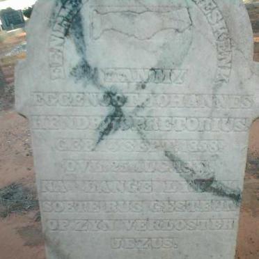 PRETORIUS Hendrik 1858-1931