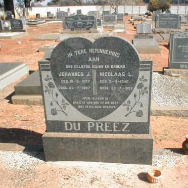 PREEZ Johannes J., du 1937-1957 :: DU PREEZ Nicolaas L. 1940-1957