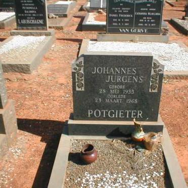 POTGIETER Johannes Jurgens 1935-1968