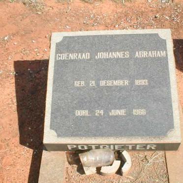 POTGIETER Coenraad Johannes Abraham 1893-1966