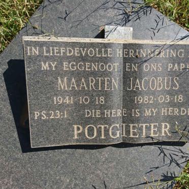 POTGIETER Maartin Jacobus 1941-1982