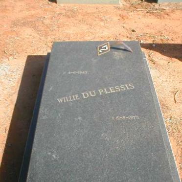 PLESSIS Willie, du 1943-1975