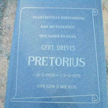 PRETORIUS Gert Dreves 1905-1979