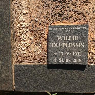 PLESSIS Willie, du 1931-2018