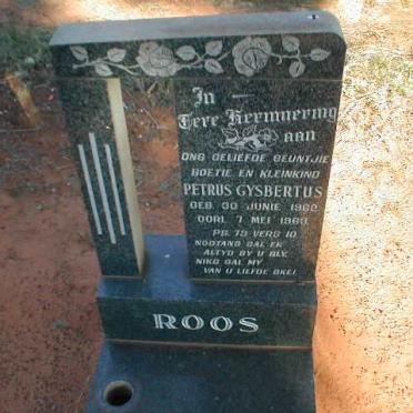 ROOS Petrus Gysbertus 1962-1963