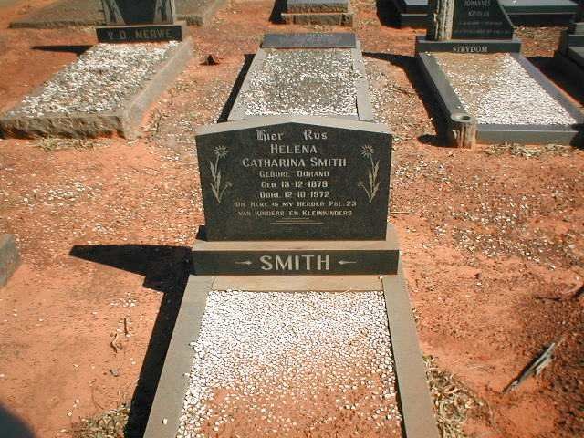 SMITH Helena Catharina geb. DURAND 1879-1972