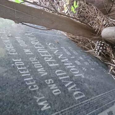 SPANGENBERG David Frederick Johannes 1894-1973 &amp; Gezina Elizabeth 1894-1990