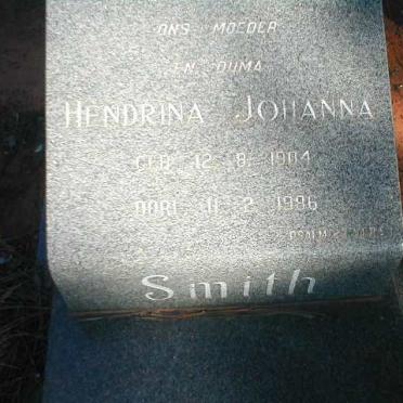 SMITH Hendrina Johanna 1904-1986