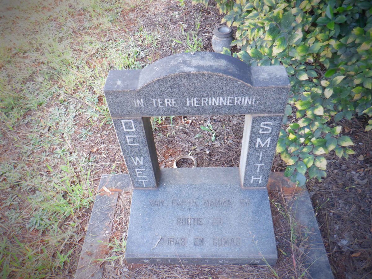 SMITH De Wet 1976-1976