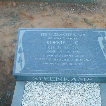 STEENKAMP J.C. 1922-1990