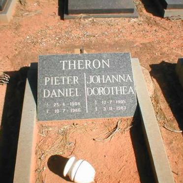 THERON Pieter Daniel 1908-1986 &amp; Johanna Dorothea 1905-1983