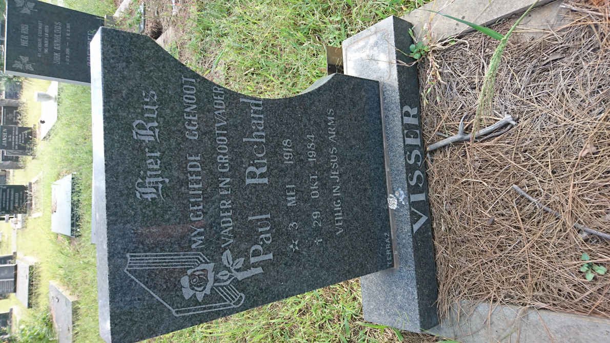 VISSER Paul Richard 1918-1984