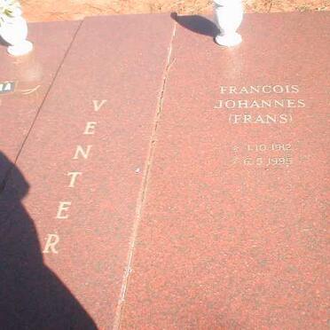 VENTER Francois Johannes 1912-1995