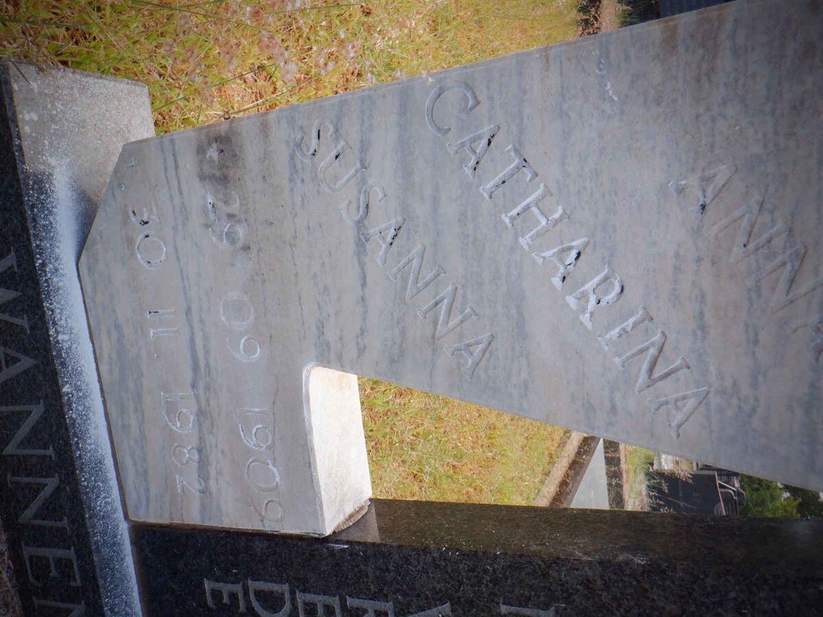 WANNENBURG Abraham Johannes Hendrik 1903-1985 &amp; Anna Catharina Susanna 1909-1982