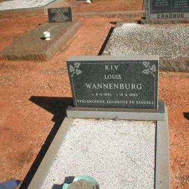 WANNENBURG Louis 1892-1985