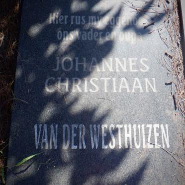 WESTHUIZEN Johannes Christiaan, van der 1923-1975
