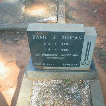 ZEEMAN Danie J. 1925-1966