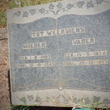 ? vader 1874-1953 &amp; moeder 1882-1949