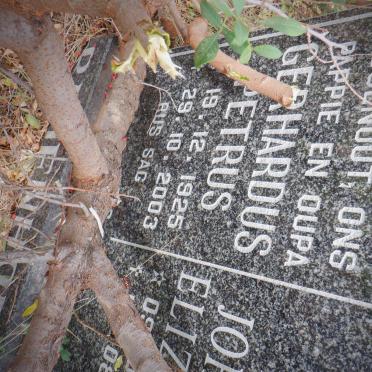 BADENHORST Gerhardus Petrus 1925- 2003 &amp; Joh? Eliz?