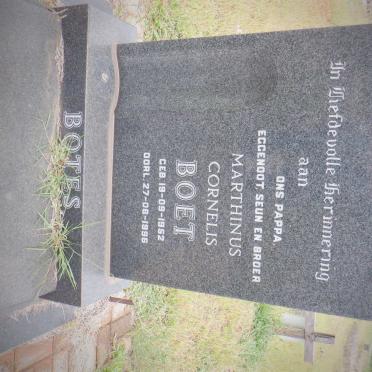 BOTES Marthinus Cornelis 1952-1996