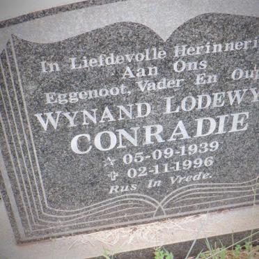 CONRADIE Wynand Lodewyk 1939-1996