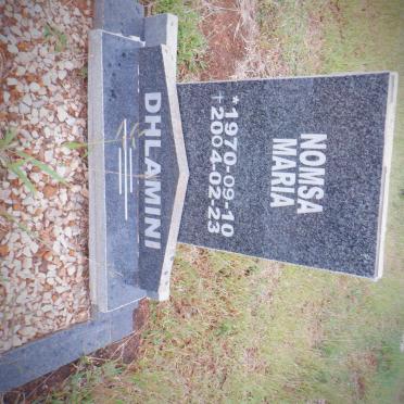 DHLAMINI Nomsa Maria 1970-2004