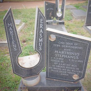 ERASMUS Marthinus Stephanus 1932-1993