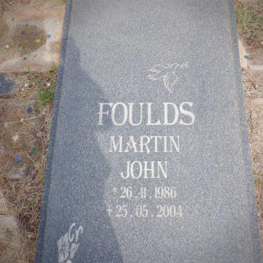 FOULDS Martin John 1986-2004