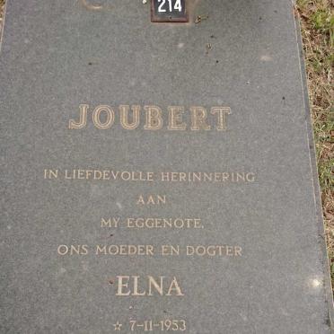 JOUBERT Elna 1953-1991