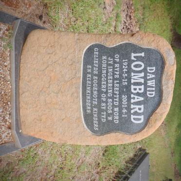 LOMBARD Dawid 1924-2001