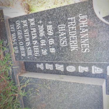 MALONEY Johannes Frederik 1959-2006