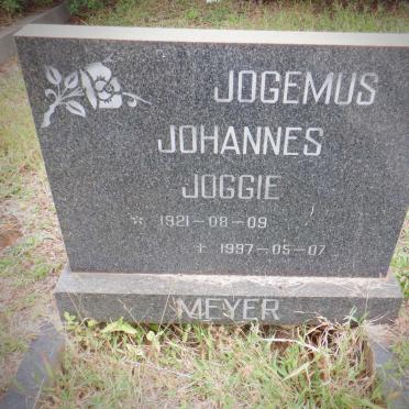 MEYER Jogemus Johannes 1921-1997