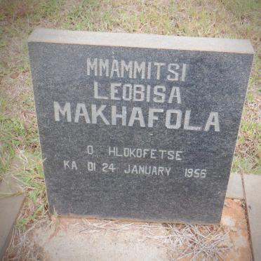MAKHAFOLA Mmammitsi Leobisa -1956