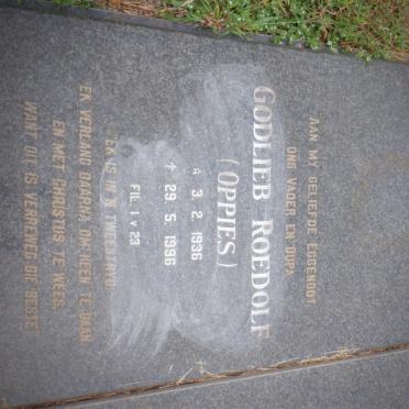 OPPERMAN Godlieb Roedolf 1936-1996