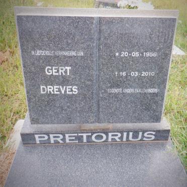 PRETORIUS Gert Dreves 1956-2010