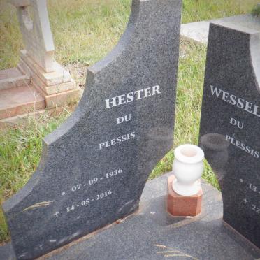 PLESSIS Wessel, du 1929-2008 &amp; Hester 1936-2016