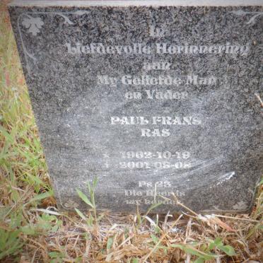 RAS Paul Frans 1962-2001
