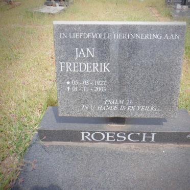 ROESCH Jan Frederik 1927-2003