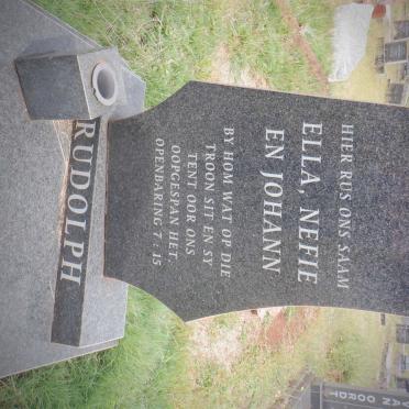 RUDOLPH Johann :: RUDOLPH Ella :: RUDOLPH Nefie