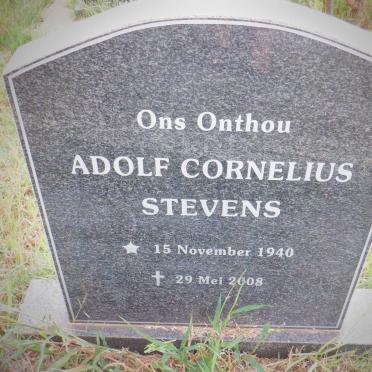 STEVENS Adolf Cornelius 1940-2008