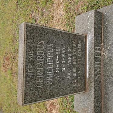 SMITH Gerhardus Phillippus 1951-1989