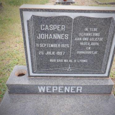 WEPENER Casper Johannes 1925-1997