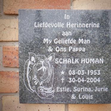 HUMAN Schalk 1953-2004