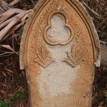 PREEZ Andries Petrus Jacobus, du 1853-1918