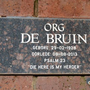 BRUIN Org, de 1928-2013