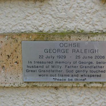 OCHSE George Raleigh 1929-2006