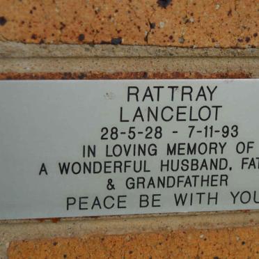 RATTRAY Lancelot 1928-1993