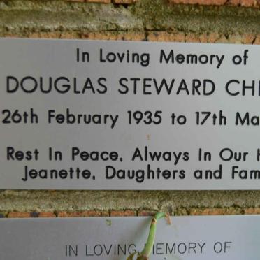 CHRISTIE Douglas Steward 1935-1994
